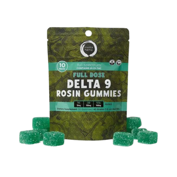 *THCSC Dabbin Dots Rosin Gummy 10mg D9 10pk / Hybrid / Runtz Mai Tai